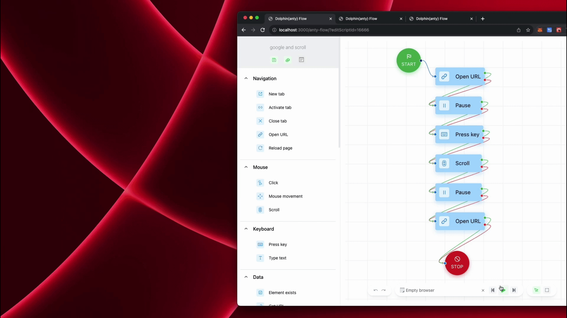 Пошаговое воспроизведение