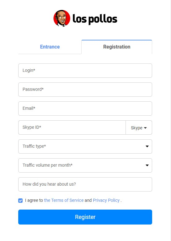 подключить монетизацию LosPollos