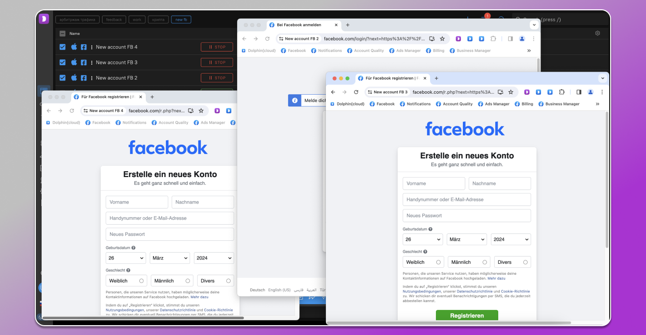 Multiple FB accounts