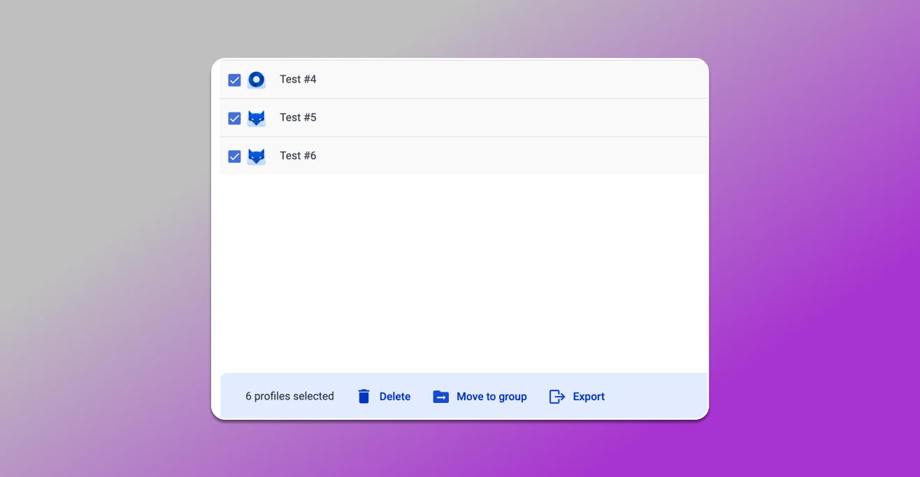 Mass Actions Antidetect Browser