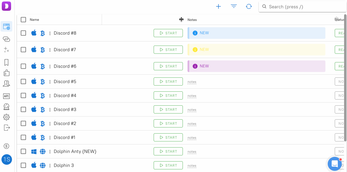 setting up the Antidetect Browser Dolphin Anty interface