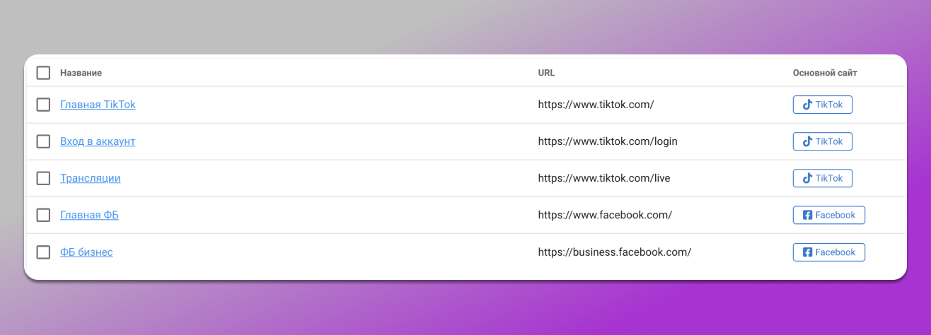 Менеджер закладок