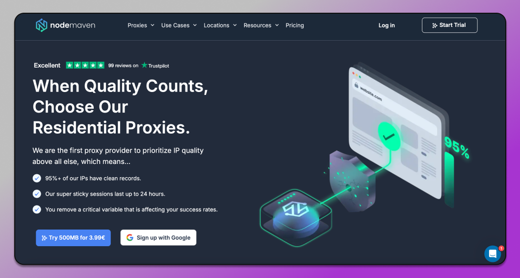NodeMaven Главная страница Dolphin Anty