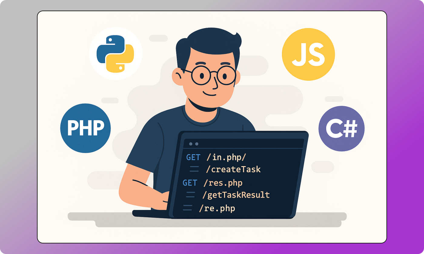 Капча интеграция Dolphin Anty