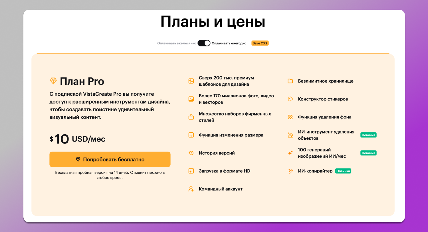 Vistacreate Тарифы Dolphin Anty