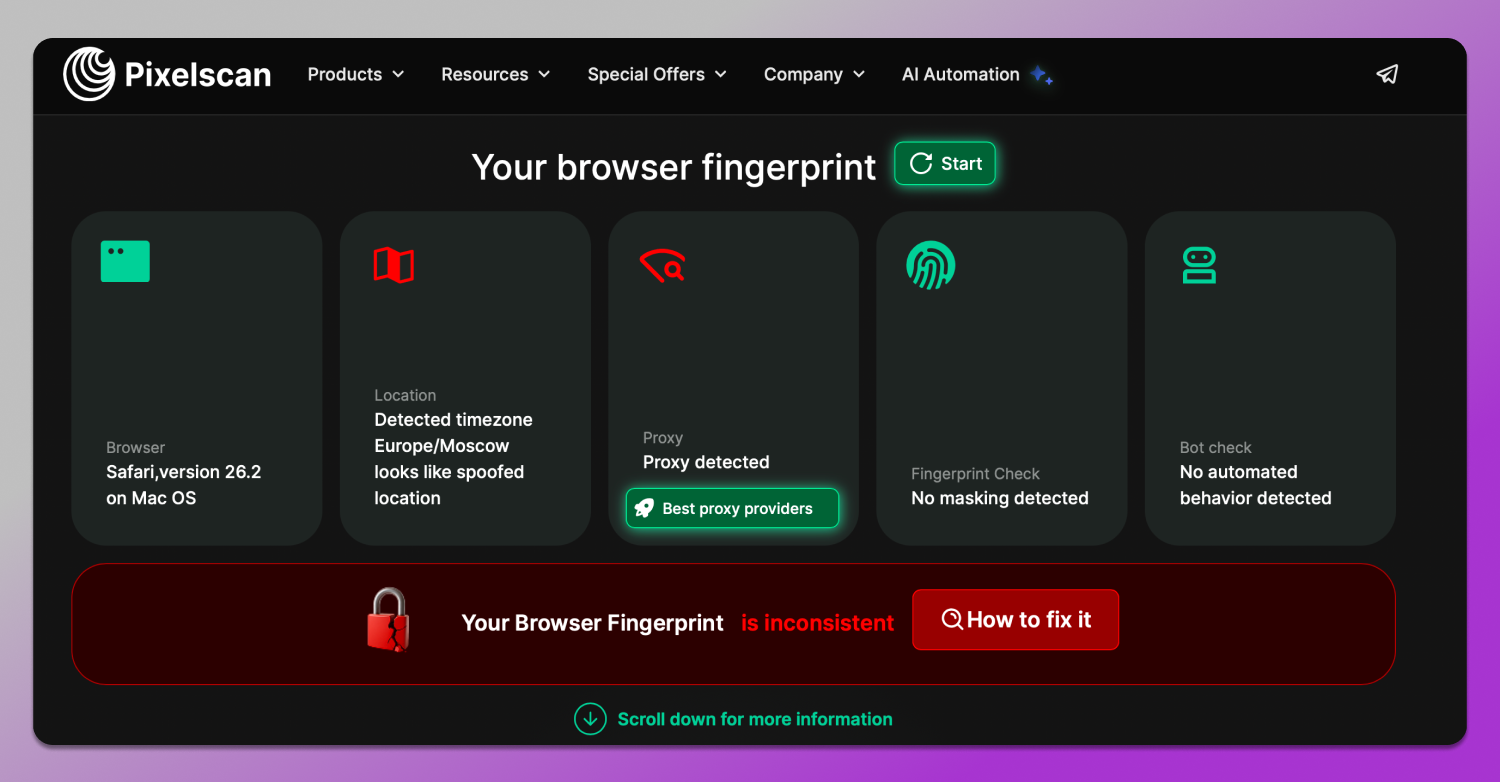 Pixelscan Dolphin Anty