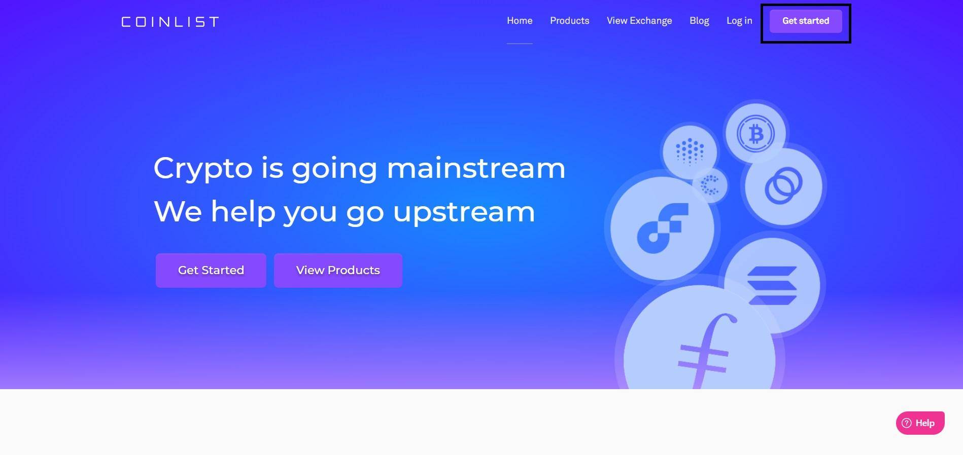 Coinlist главная страница сайта