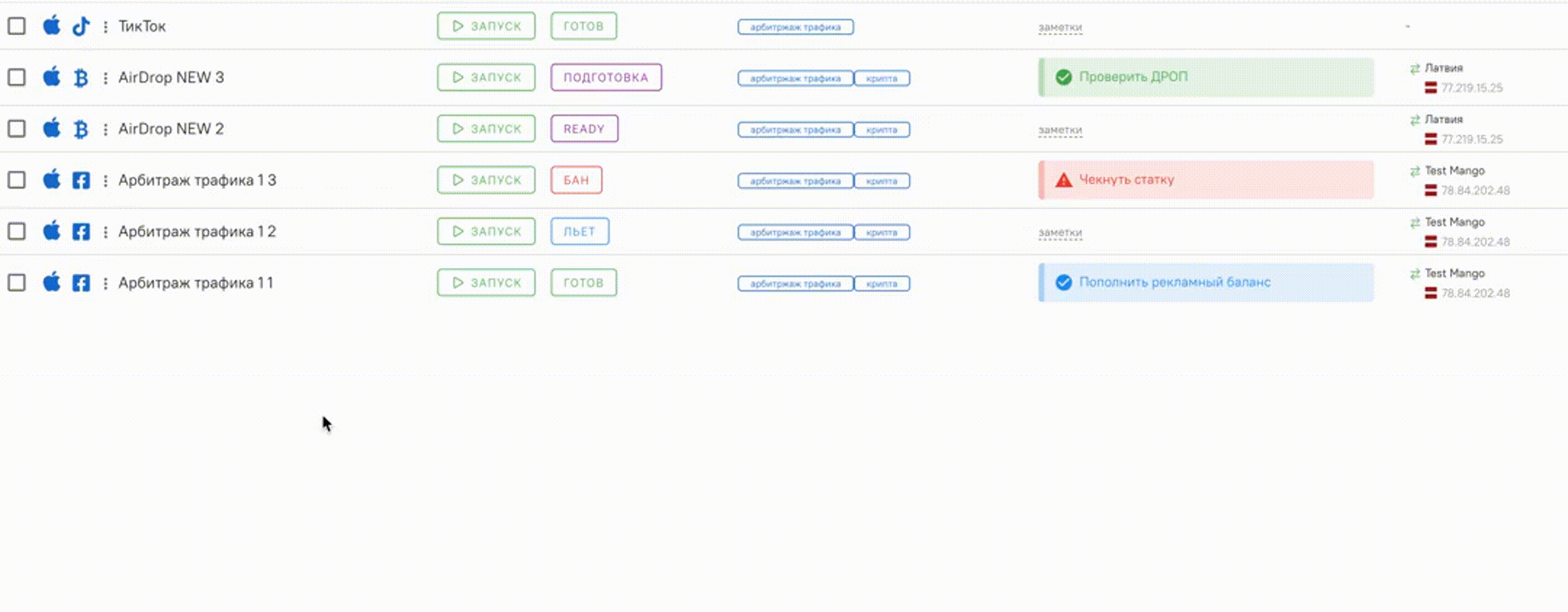 Клонирование профилей в антидетект браузере долфин