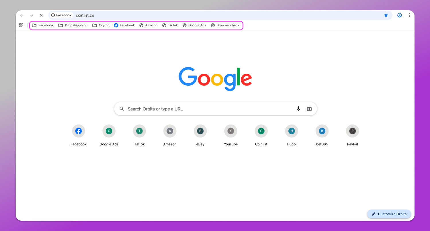 Bookmarks Dolphin Anty