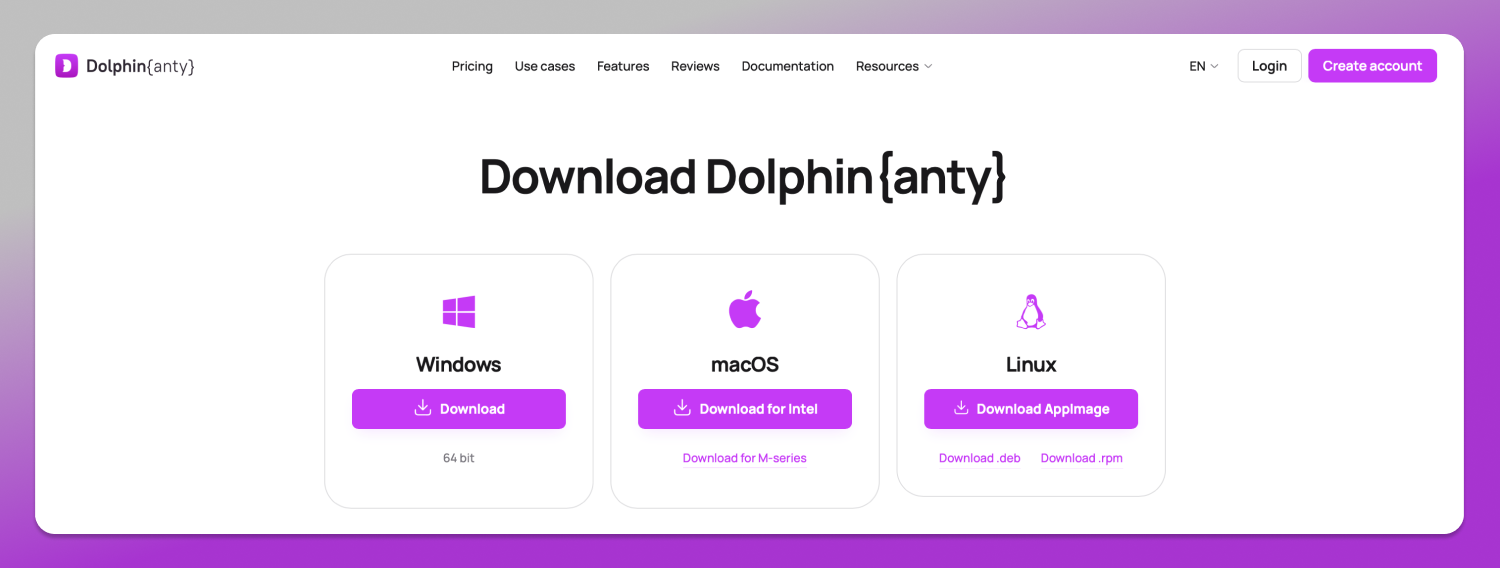 Download Dolphin Anty