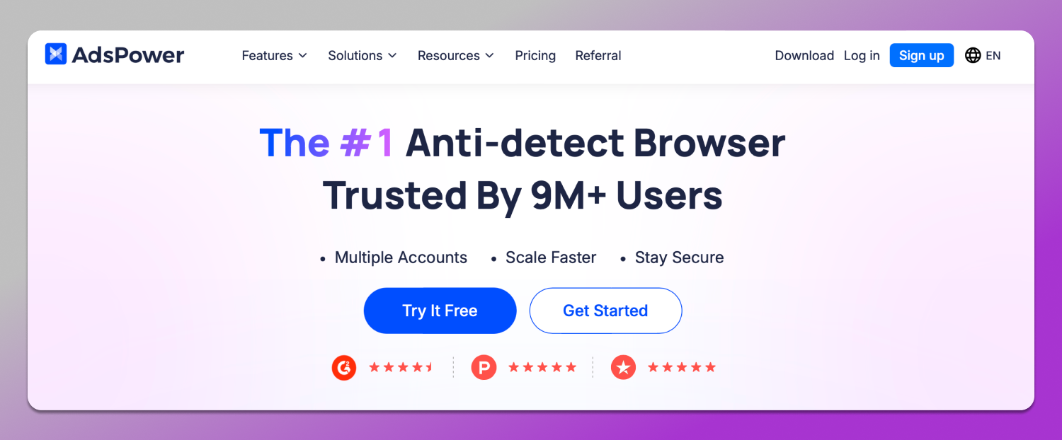 Site AdsPower Dolphin Anty