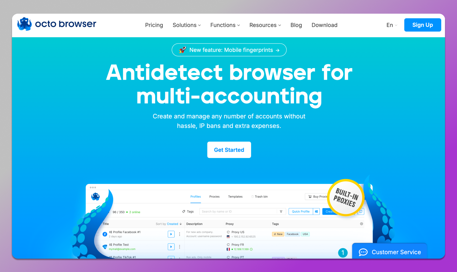 Site Octo Browser Dolphin Anty