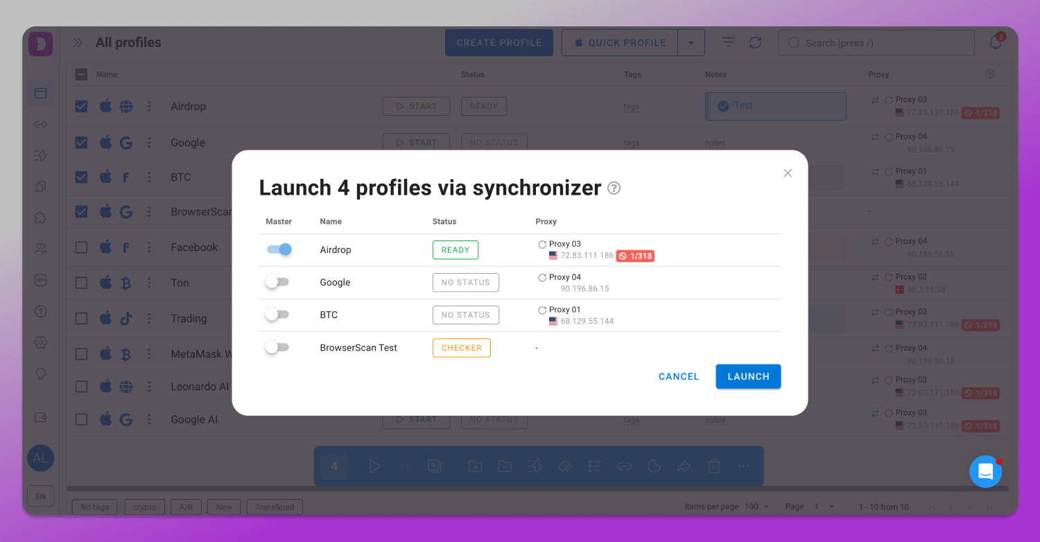 Synchronizer Dolphin Anty