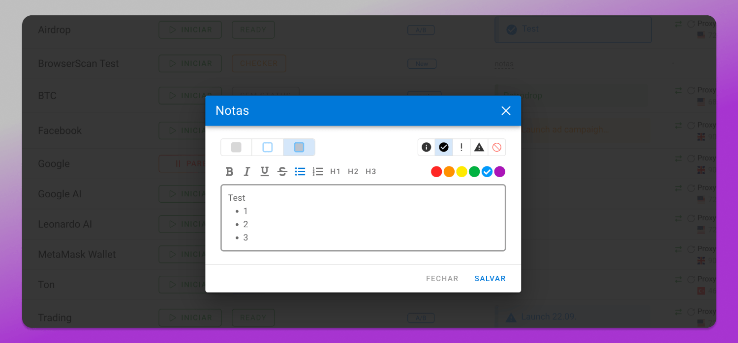 Notes Dolphin Anty