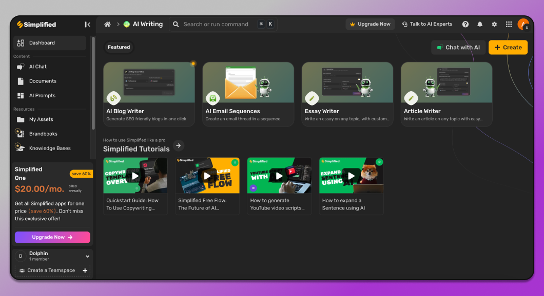 Simplified Dolphin Anty