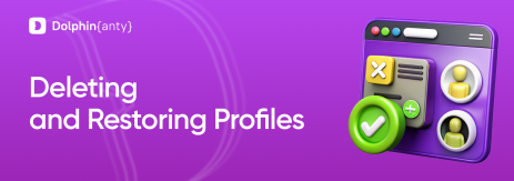 Delete and Restore Profile Cover Dolphin Anty