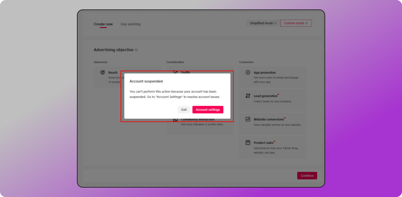 Блокировка аккаунта Dolphin Anty