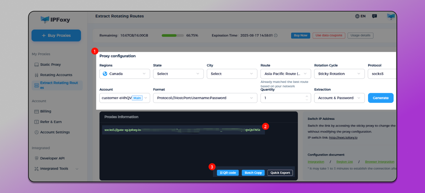 IPFoxy Rotating Proxy Dolphin Anty