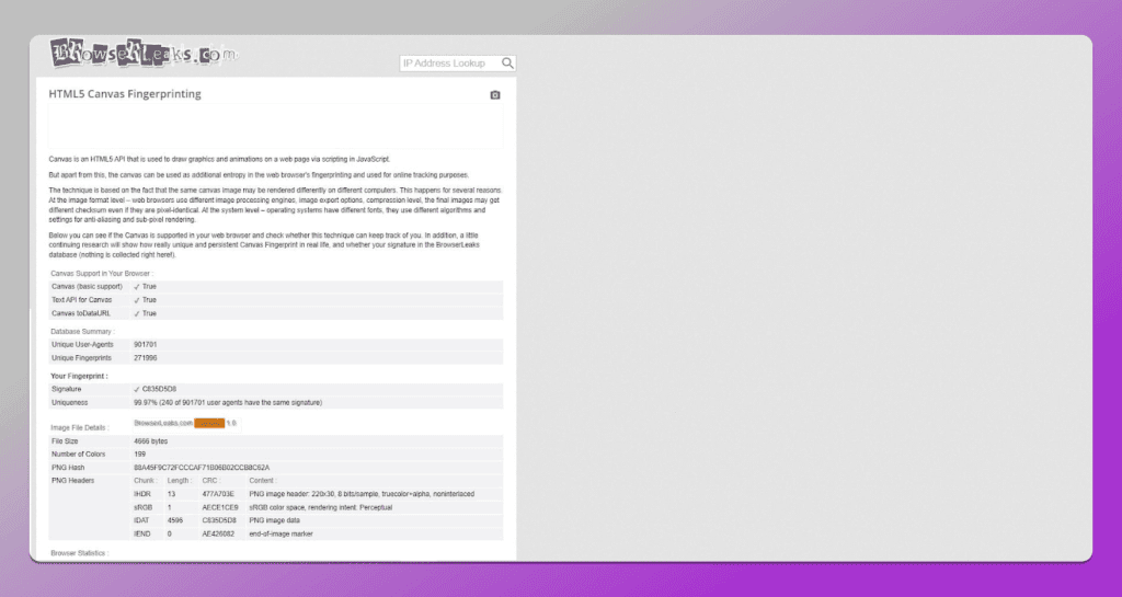 Browserleaks от Dolphin Anty