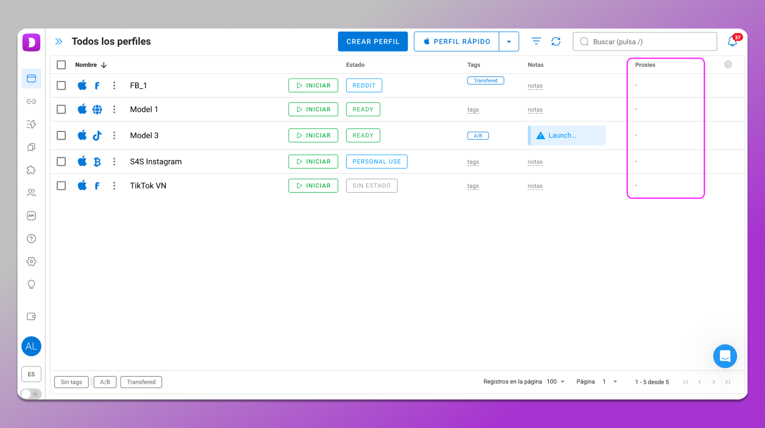 No proxy Dolphin Anty