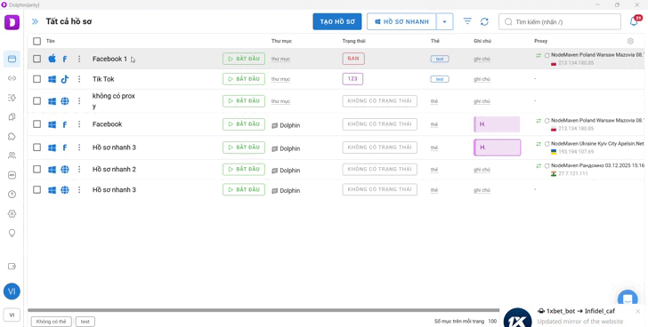 Bookmarks Dolphin Anty