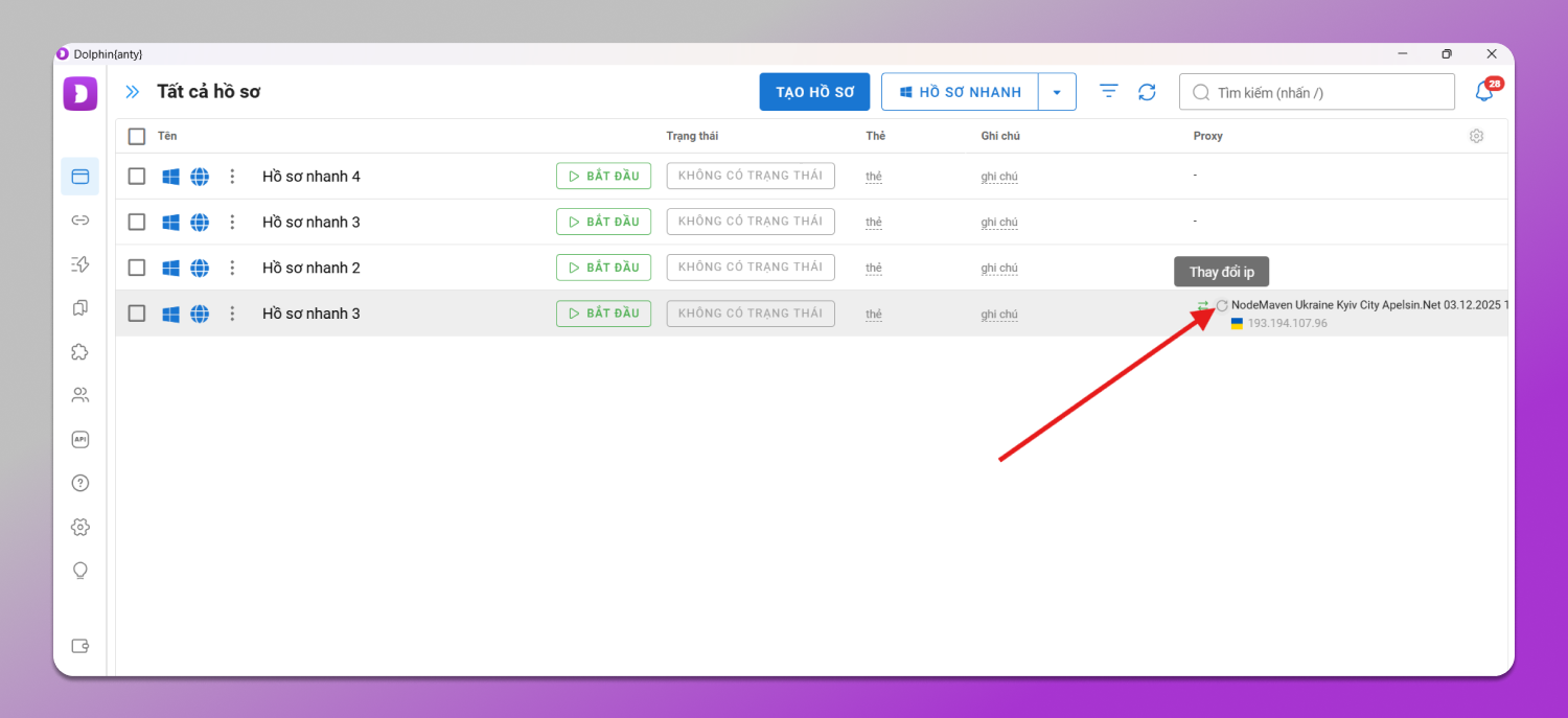 IP Change Dolphin Anty