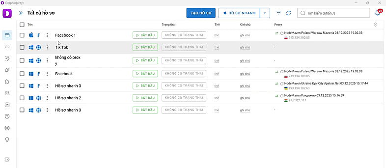 Profile History Dolphin Anty