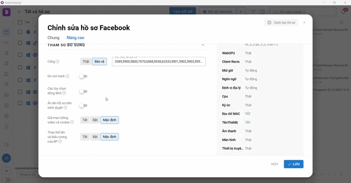 Profile Launch Dolphin Anty