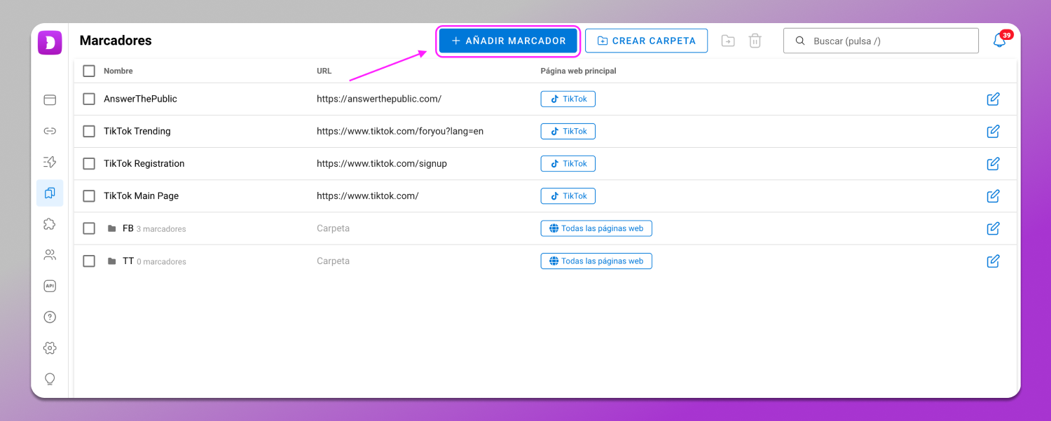 Bookmarks Dolphin Anty
