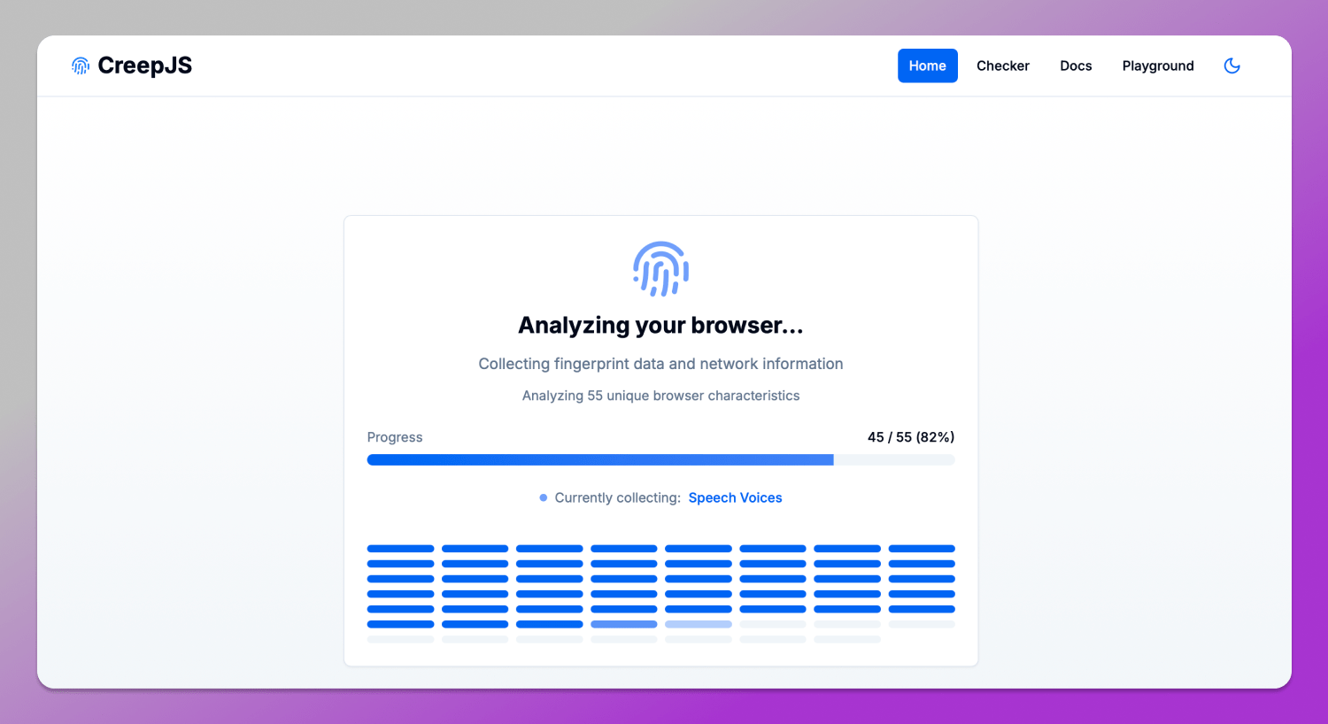 CreepJS Сайт Dolphin Anty
