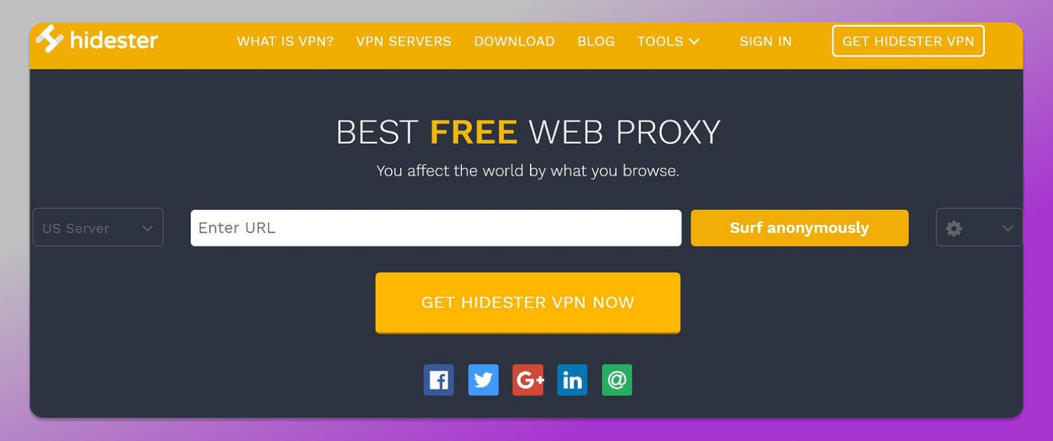 Web proxy Dolphin Anty