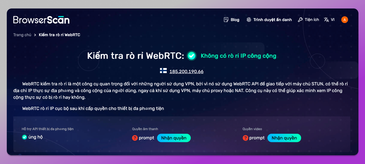 WebRTC Dolphin Anty