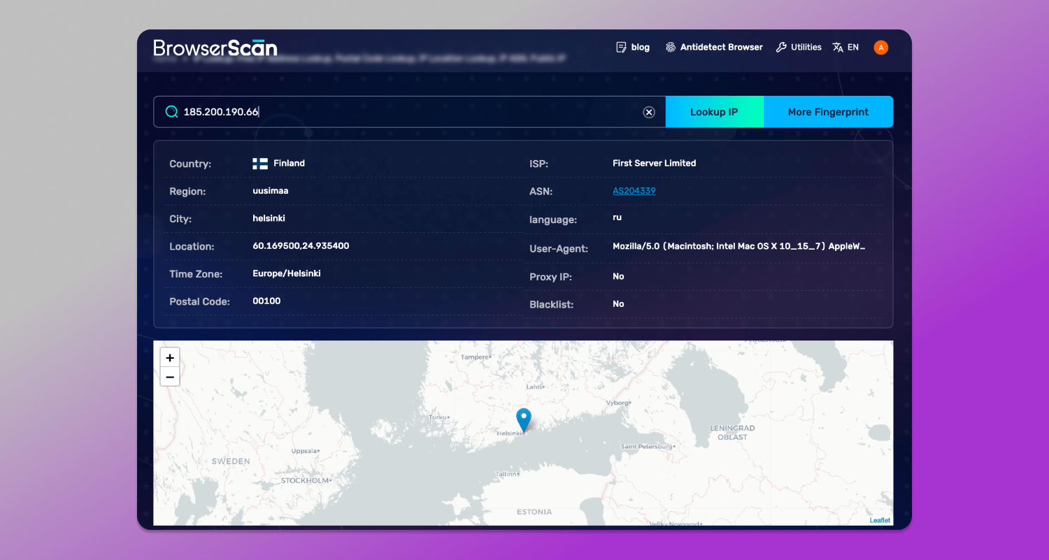 IP Check Dolphin Anty