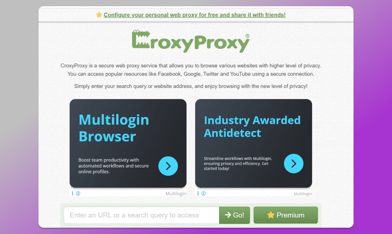 CroxyProxy Dolphin Anty