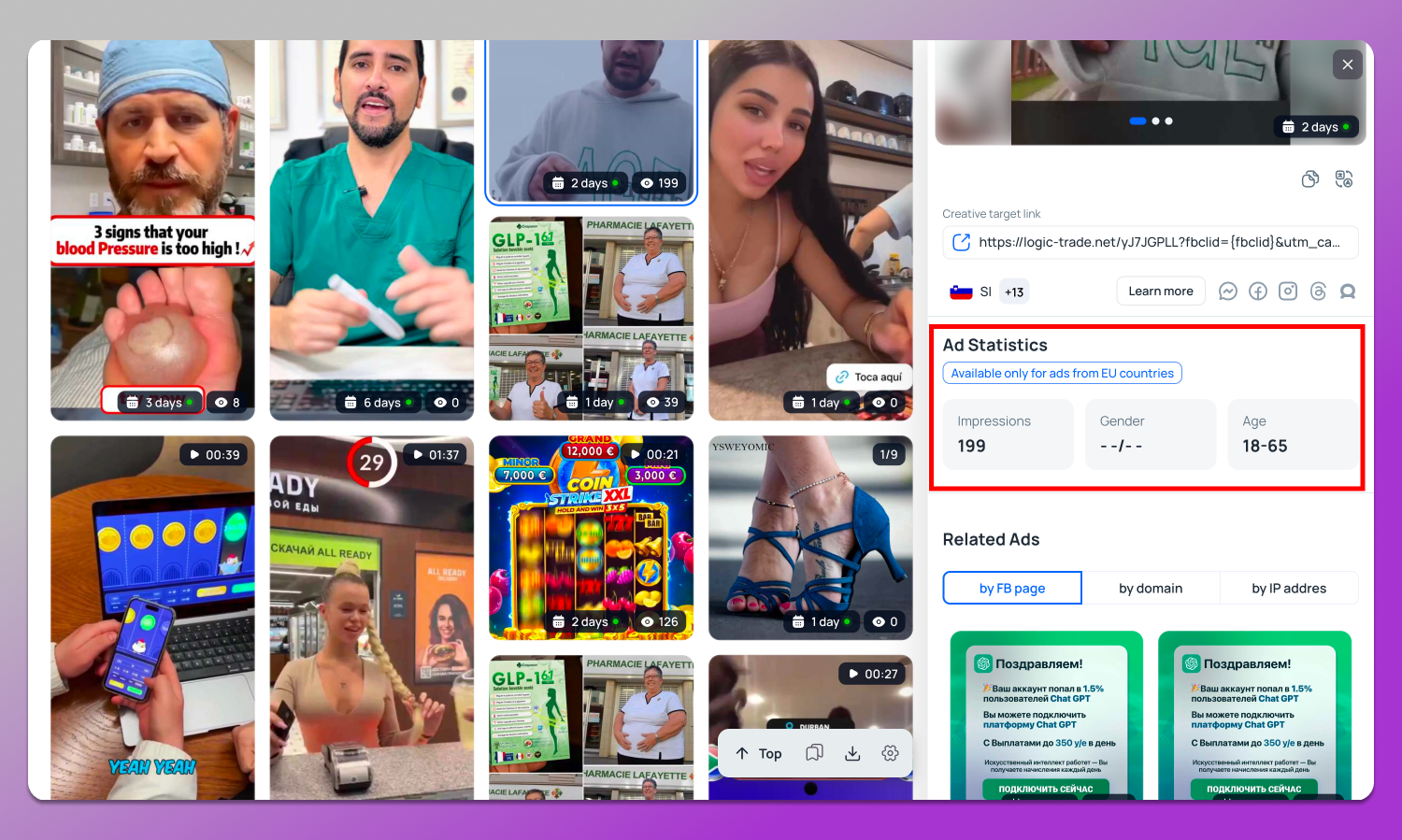 Ad Statistics Tyver Dolphin Anty