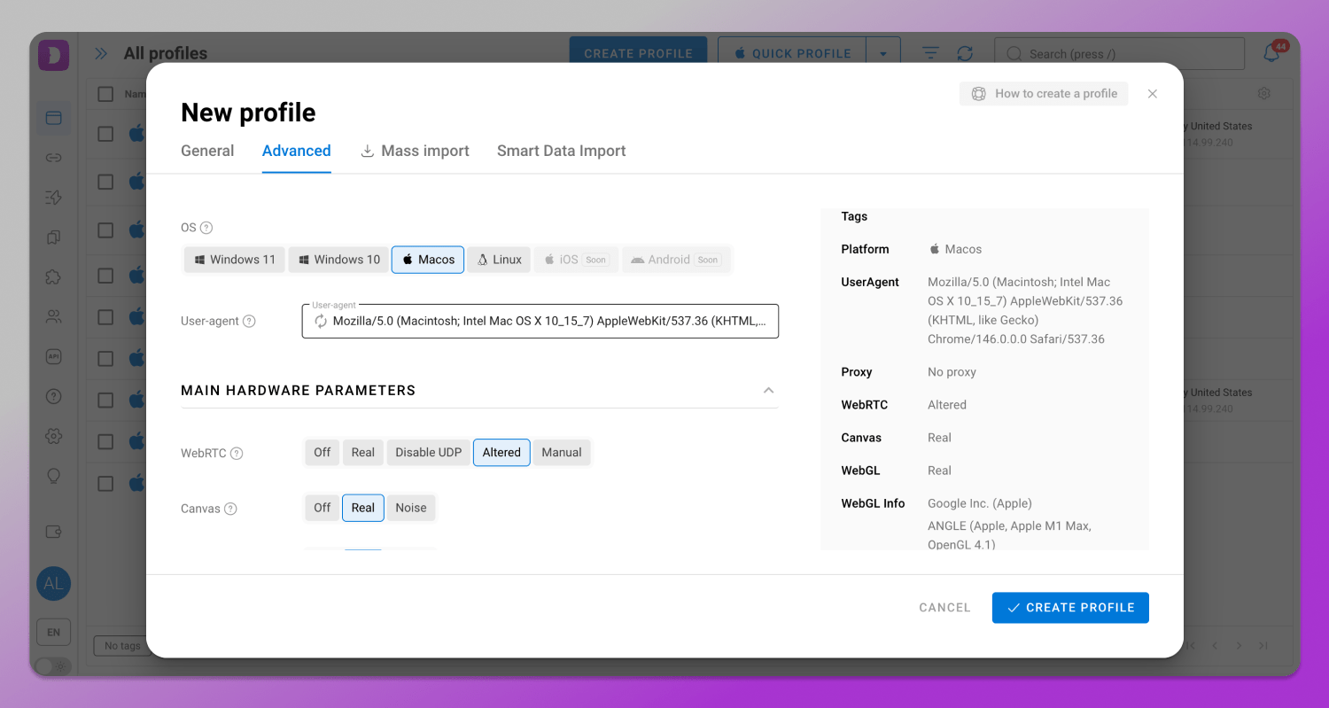 New Profile Dolphin Anty