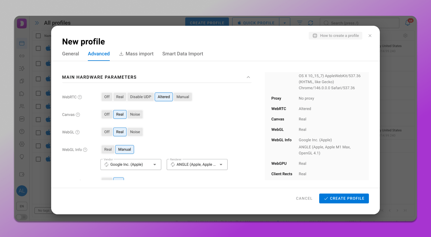 Fingerprint Dolphin Anty