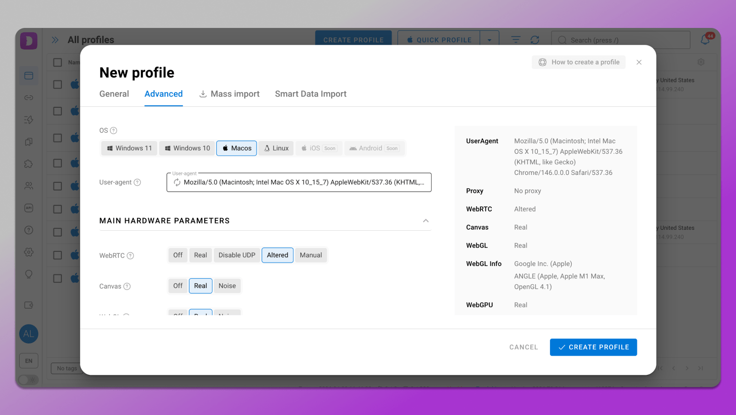 New Profile Dolphin Anty
