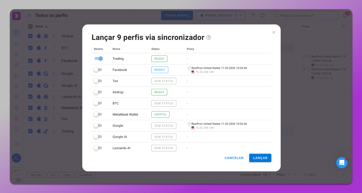 Synchronizer Dolphin Anty