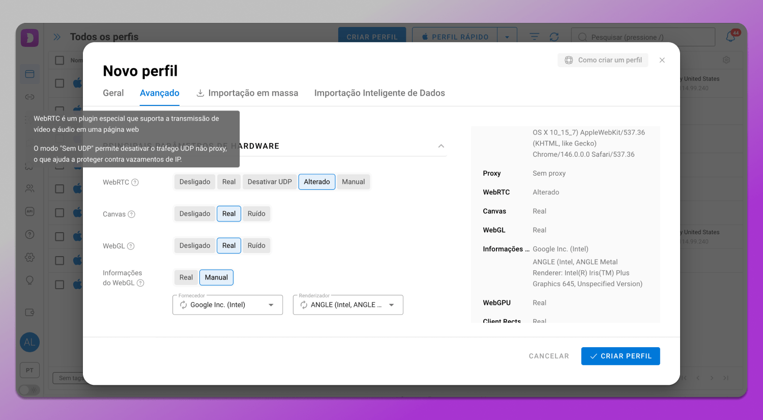 Fingerprint Setup Dolphin Anty