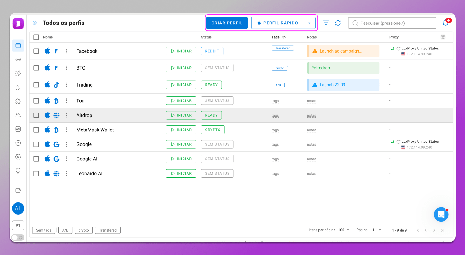 New Profile Dolphin Anty