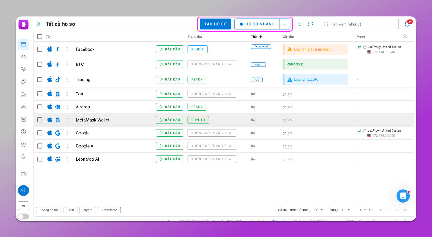New Profile Dolphin Anty