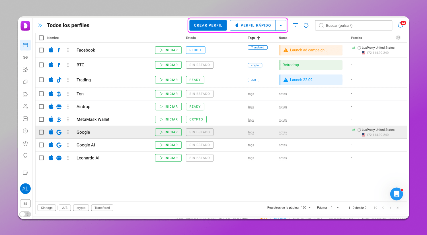New Profile Dolphin Anty