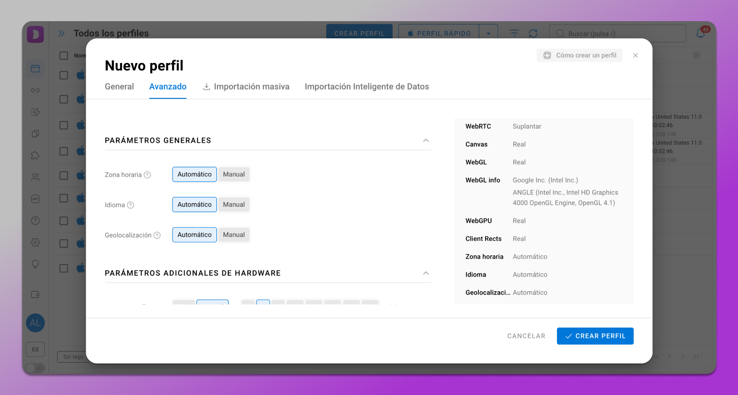 Browser Fingerprint Dolphin Anty