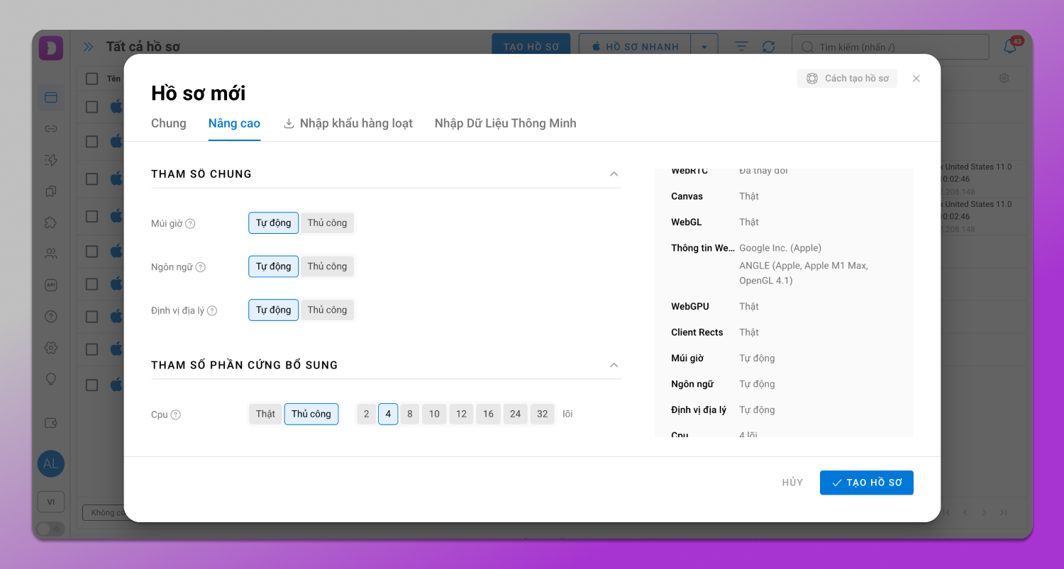 Browser Fingerprint Dolphin Anty
