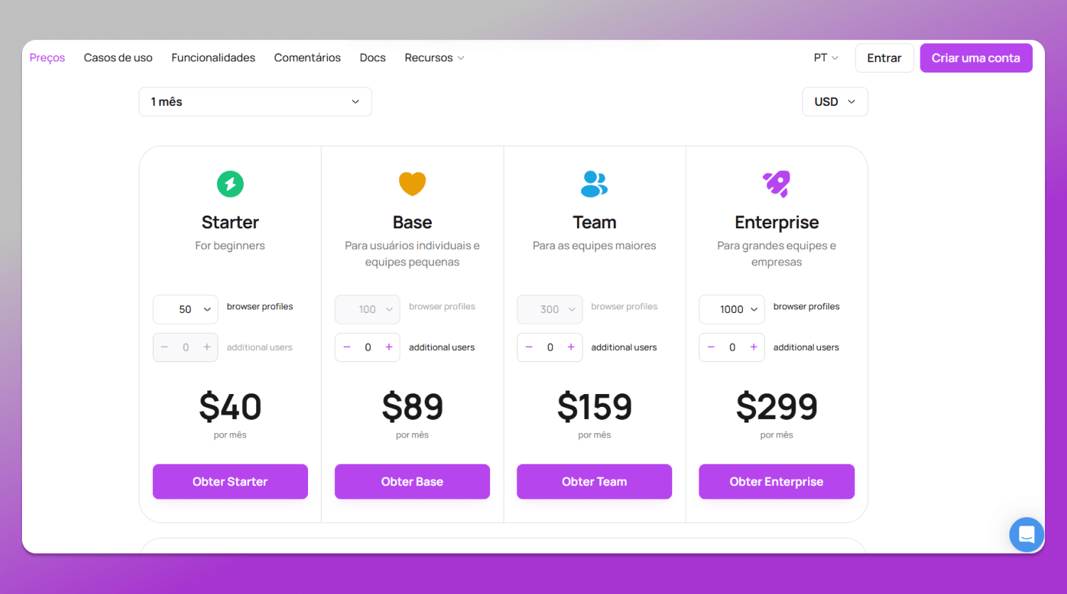 Pricing Dolphin Anty