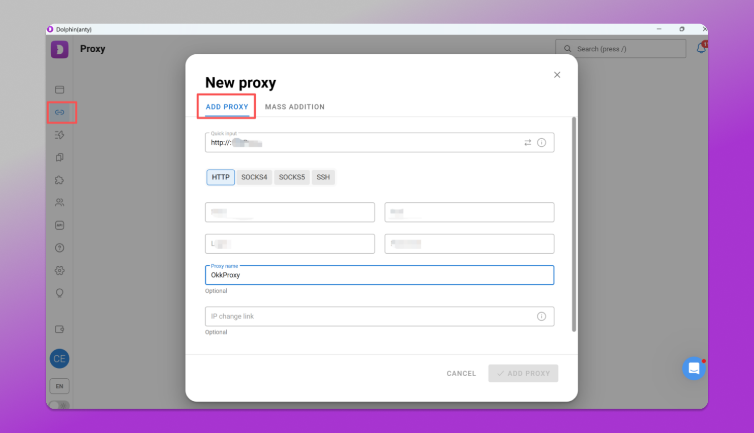 Proxy Dolphin Anty