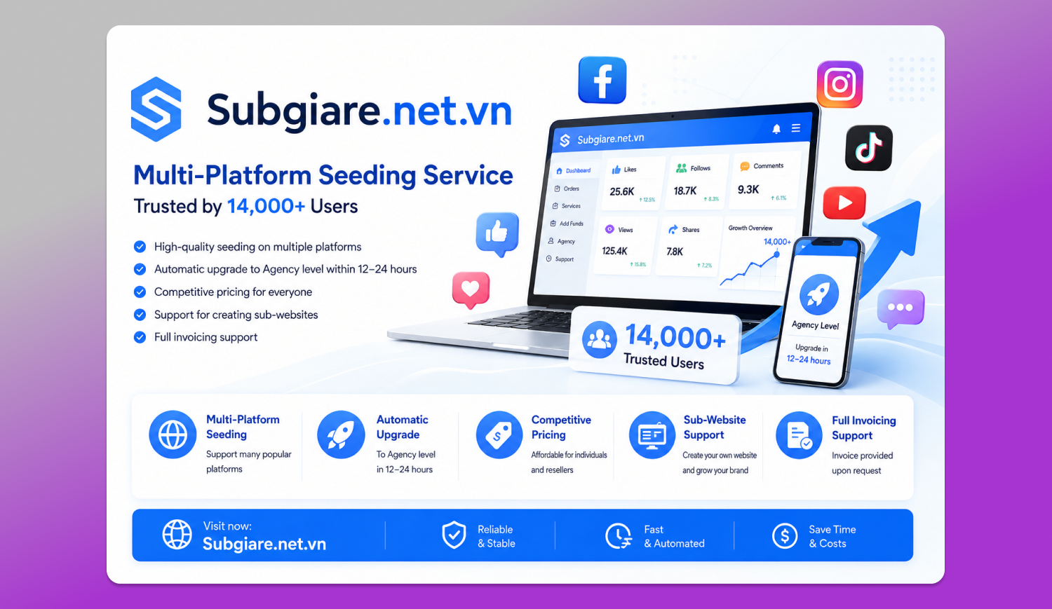 Subgiare Advantages