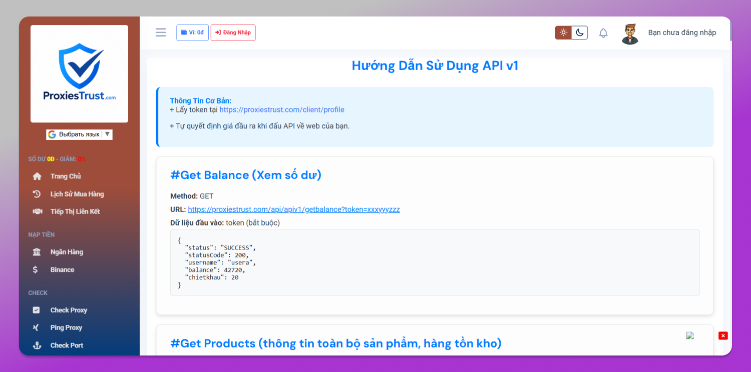 API Dolphin Anty