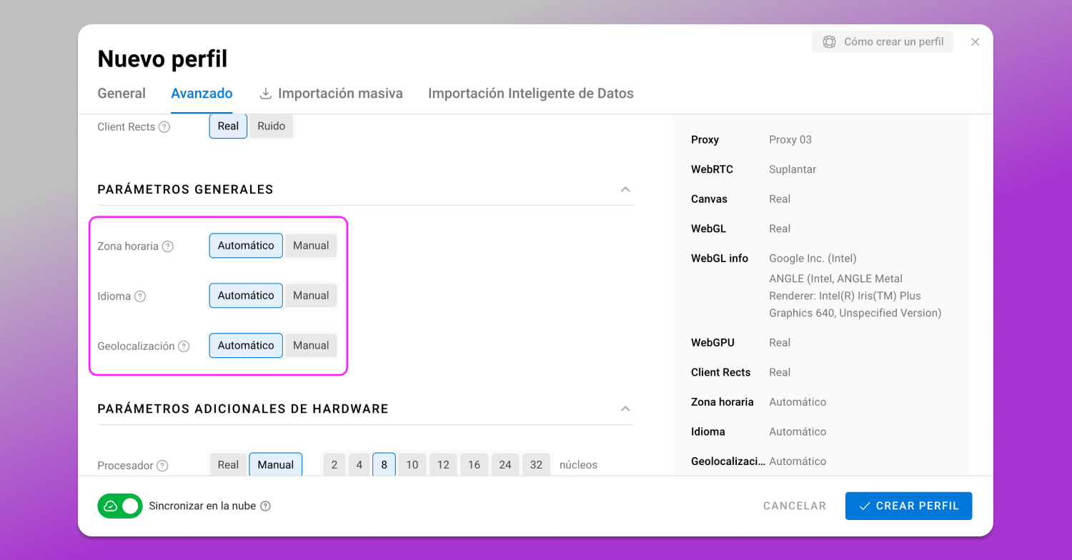 Proxy Sync Dolphin Anty